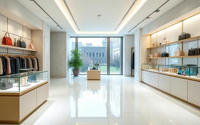Clean, brightly lit retail store interior